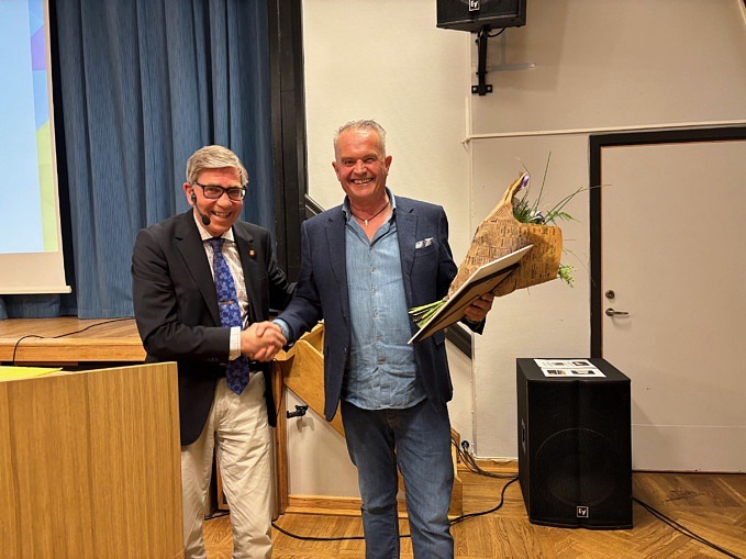 Bengt Mårtensson och Anders Netterheim på kommunfullmäktige 11 juni