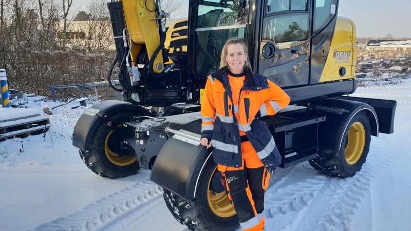 Anläggare och maskinförare Emma