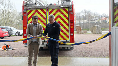 Ny brandstation invigd i Rolsberga