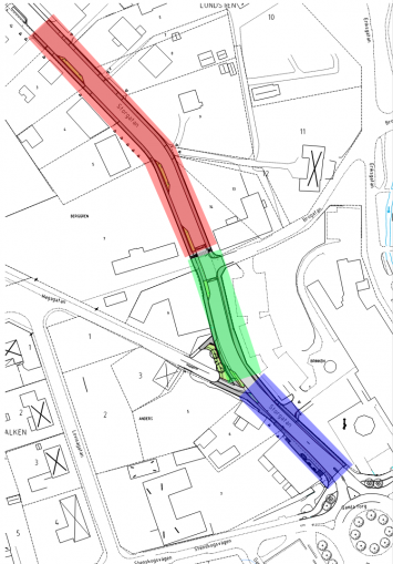 Etappindelning Storgatan